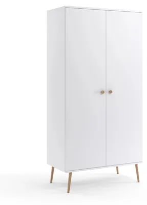 Zdjęcie produktu dla Szafa LEBEL z drążkiem 100cm biała mat