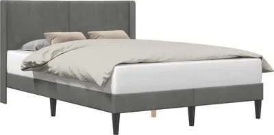 Immagine prodotto di Struttura del letto Grigio Scuro 160 x 200 cm Velluto