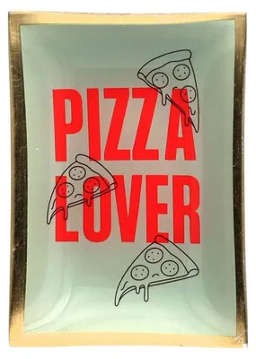 Produktbild von Gift Company Glasteller Love Plates Pizza Lover