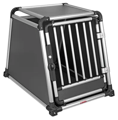 Produktbild von Hochwertiger Tiertransporter aus Aluminiumlegierung, speziell für den Transport von Tieren im Auto - Type 7 - 60 x 85 x H 86 cm