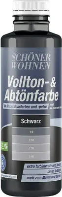 Produktbild von Schöner Wohnen Voll- und Abtönfarbe 250 ml schwarz