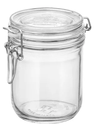 Image de Fido 500 : pots en verre ronds, capacité de 50 cl - lot de 6