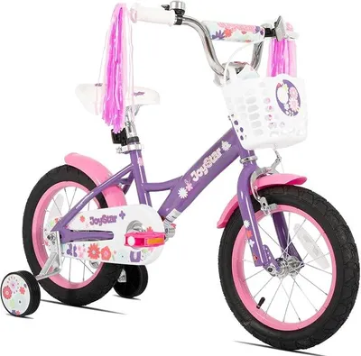 Imagen del producto de Bicicleta infantil "Little Violet" de 12/14/16 pulgadas, para niñas de 2 a 7 años. Bicicletas para niñas de 12/14/16 pulgadas, disponibles en colores naranja, rosa y lila
