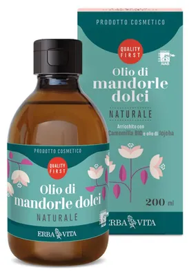 Immagine prodotto di Olio Di Mandorle Dolci Naturale 200 Ml