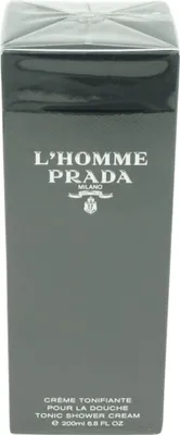 Produktbild von PRADA L'Homme Tonic Duschcreme 200 ml – Erfrischend mit Zitrus, Ingwer und Neroli