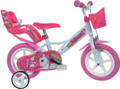 Produktbild von Dino bikes Unicorn 12" - rower dziecięcy biały