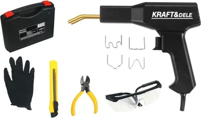 Zdjęcie produktu dla Zgrzewarka Spawarka do Plastiku Tworzywa Sztucznego Zestaw 100W KRAFT&DELE