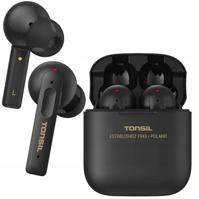 Obrázek produktu pro Tonsil T55Bt Bezdrátová Sluchátka Touch Anc Ipx5 Bluetooth 5.0 Černá