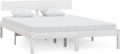 Immagine prodotto di vidaXL Letto in legno massiccio di pino bianco 160x200 cm