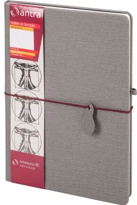 Produktbild von Antra Notes B5 Kropki - Granatowy Notatnik