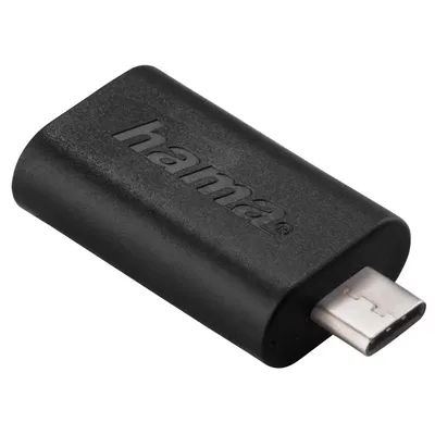 Immagine prodotto di Hama 00135721 Adattatore USB-C USB 3.1 A, nero