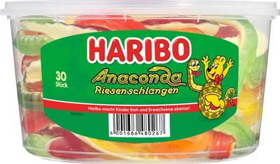 Obrázok produktu pre Haribo Anaconda obrovské hady ovocné žuvačky marshmallow 1200g
