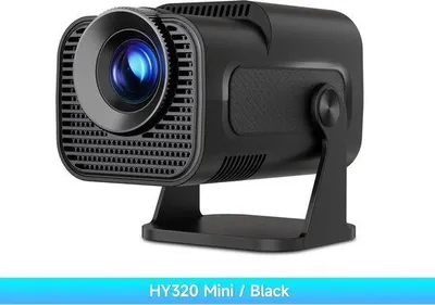 Obrázek produktu pro Přenosný 4K projektor pro venkovní použití, Wi-Fi 6, Bluetooth 5.0, 1080p, duální