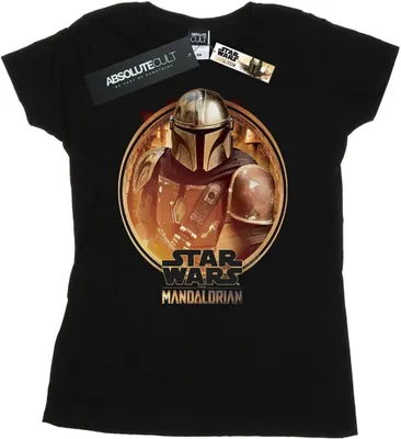 Produktbild von Star Wars - "The Mandalorian" T-Shirt für Damen BI47715 (L) (Schwarz)