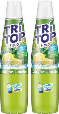 Produktbild von Tri Top Getränke-Sirup Zitrone-Limette 600ml - kalorienarm (2er Pack)