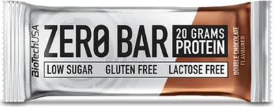 Produktbild von BioTechUSA Zero Bar, Schokolade, 50 g, Eiprotein, Sojaprotein, Molkenprotein, Vitamin E, 177 kcal, 353 kcal