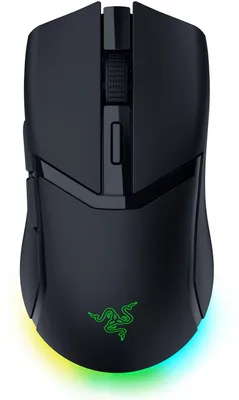 Produktbild von Razer Cobra HyperSpeed, Rechts, Optisch, RF Wireless + Bluetooth + USB Type-A, 26000 DPI, Schwarz