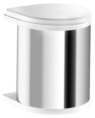 Produktbild von HAILO 3515011 Abfallsorter 15 Liter MONO 15 ab 40 cm Schrankbreite, weiß/edelstahl
