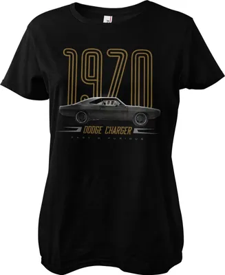 Produktbild von 1970 Dodge Charger Girly Tee - Medium - Black