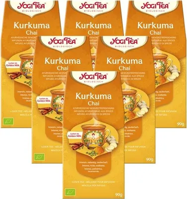 Produktbild von 6 x  YOGI TEA Kurkuma Chai | 6x90g lose