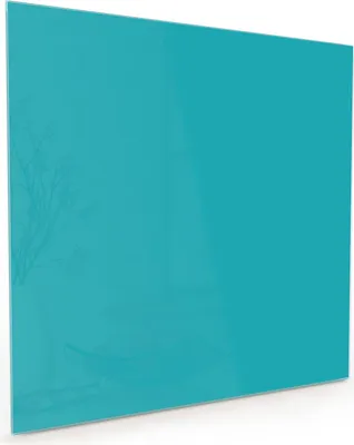 Produktbild von Küchenrückwand Spritzschutz Glas mit Motiv Türkiser Hintergrund II 40 x 40 cm