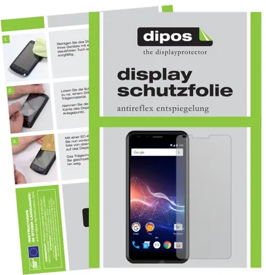 Produktbild von 2x Schutzfolie für Vertex Impress Click 3G 2018 matt Displayschutzfolie Folie