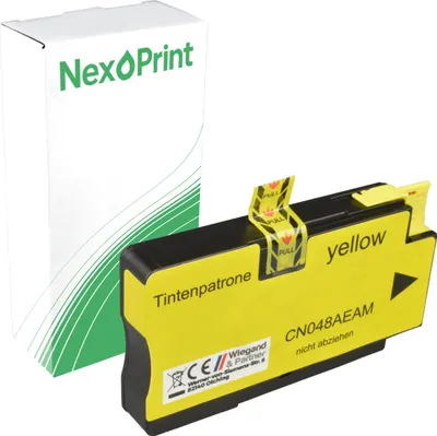 Produktbild von Druckerpatrone kompatibel zu HP CN048AE 951XL yellow OfficeJet Pro 8610 e-All-in-One 8600 8600 Premium 8600 Plus 8100 ePrinter