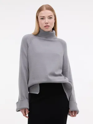 Produktbild von Orsay grauer Rollkragenpullover für Damen S