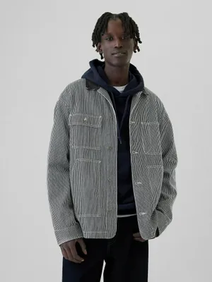 Produktbild von GAP Jeansjacke aus Baumwolle, Grau, Größe L