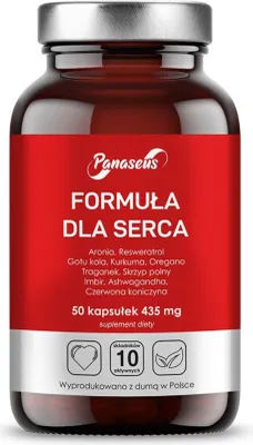 Produktbild von Nahrungsergänzungsmittel Panaseus Formuła Dla Serca (50 Kapseln) BI3528