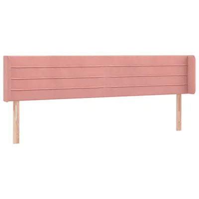 Immagine prodotto di Testiera con orecchie Rosa 203x16x78/88 cm in velluto