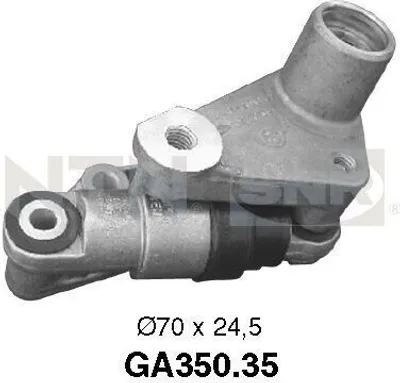 Produktbild von SNR GA350.35 Spannrolle Keilrippenriemen für BMW 3 Limousine (E46) 5 Limousine (E60) 5 Touring (E61) 5 Limousine (E39) 3 Touring (E46)
