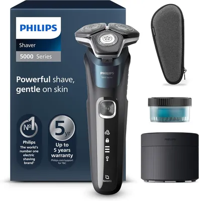 Immagine prodotto di Philips S5889/50 Shaver 5000: rasoio elettrico per uso a secco e sotto la doccia