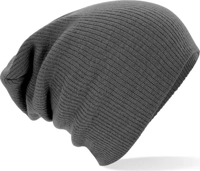 Produktbild von Beechfield B461 | Slouch Beanie Wintermütze - Farbe: Burgundy - Größe: One Size