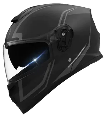 Imagen del producto de Casco, certificado por la DOT, sistema de visera doble, color