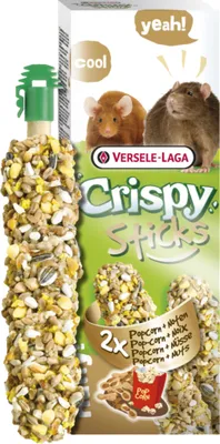 Zdjęcie produktu dla Crispy Sticks Ratten-Mäuse Popcorn & Nüsse - 2 Stück - 110 g