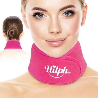 Produktbild von Nackengelpads flexibel, rosa Gel, zur Schmerzlinderung, 1 Stück, für Sportverletzungen