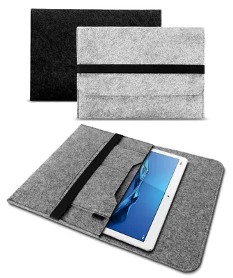 Produktbild von Schutz Tasche Tablet PC Hülle Filz Case Sleeve Cover Schutzhülle Bag UC-ExpressTablet Modell für:Apple iPad Air 2;Farben:Helles Grau