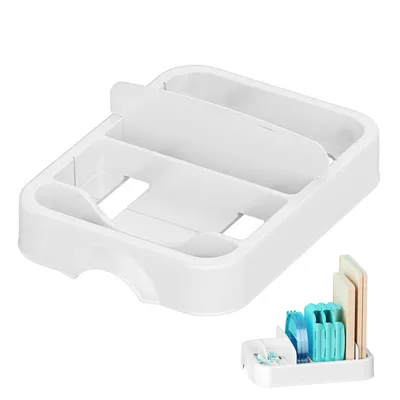 Produktbild von Organizer,Aufbewahrungsbox für die Küche,Zur Aufbewahrung von Deckeln, Tellern und Besteck,ABS,36*27*6cm