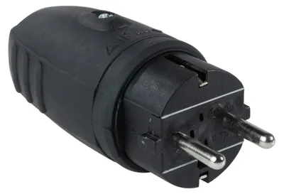 Image de as-Schwabe 60410 as-Schwabe Gummi Schuko-Stecker