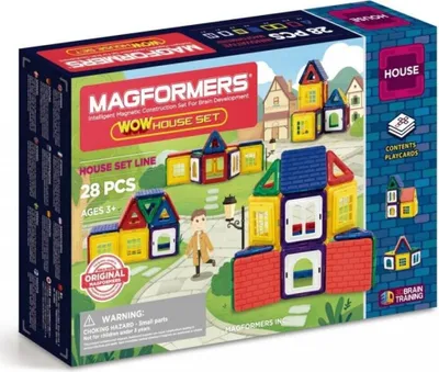 Obrázek produktu pro Selegiochi Magformers Wow House: House Set Line, 3 rok/roky