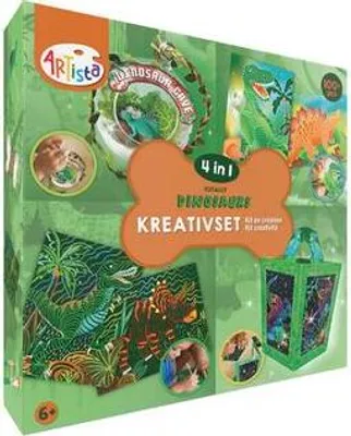 Immagine prodotto di ARTISTA - Set creativo Dinosauri 4 in 1
