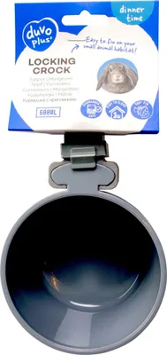 Produktbild von Duvo+ Nager-Napf für Käfige grau, Fassungsvermögen: 600 ml