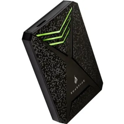 Produktbild von SUREFIRE Festplatte - Extern - 1 TB - Schwarz - Desktop-PC, Spielkonsole, Notebook Unterstütztes Gerät - USB 3.2 (Gen 1) Typ C