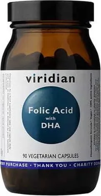 Productafbeelding van Folszuur met DHA, 90 capsules, VIRIDIAN