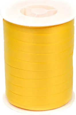 Produktbild von Geschenkband Ringelband 10mm x 250m Rolle Gelb