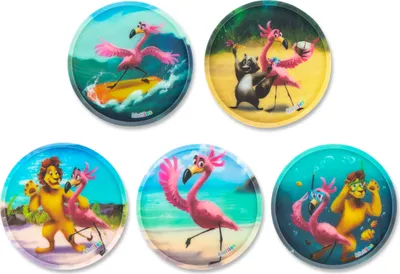 Produktbild von Ergobag Klettie-Set 5tlg. Flamingo