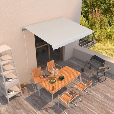 Obrázek produktu pro markýza vidaXL Automatic Retractable 300x250 cm Cream - Markýzy