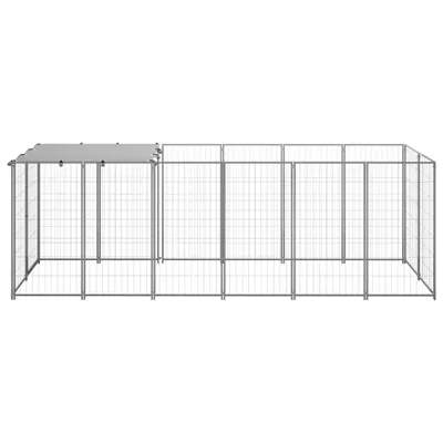 Produktbild von "SALE 2026"Sonstiges Hundezubehör - Silber Hundezwinger Silbern 330x110x110cm Stahl Stabli Möbel5850039