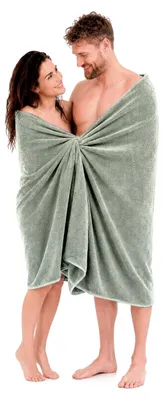 Produktbild von XXL Badetuch 100x200 cm 100% Baumwolle  Grün